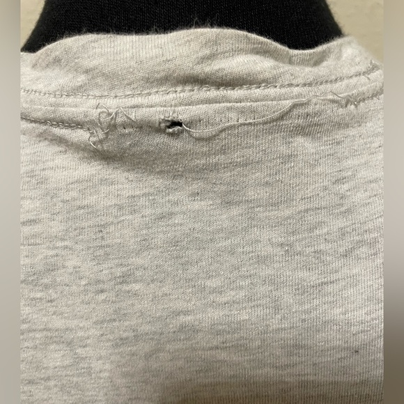 Victorias Secret PINK Oversized Long‎ Sleeve Varsity Crew Shimmer Logo Small - Picture 4 of 7